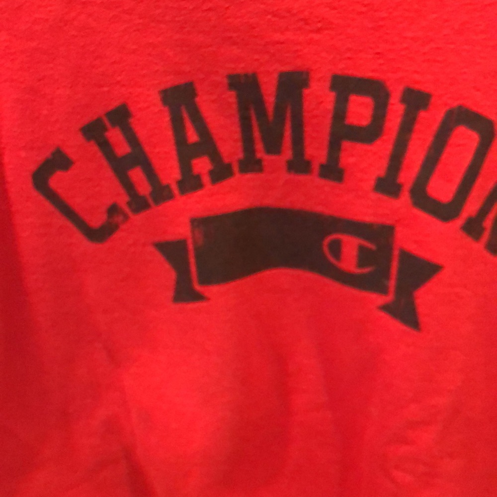 Champion Vintage Thrwbk ECO Authentic Red Crewneck - Picture 4 of 5